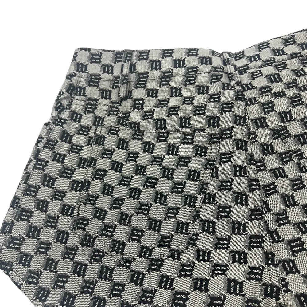MISBHV Monogram Jacquard Canvas Mini‎ Shorts Sz L